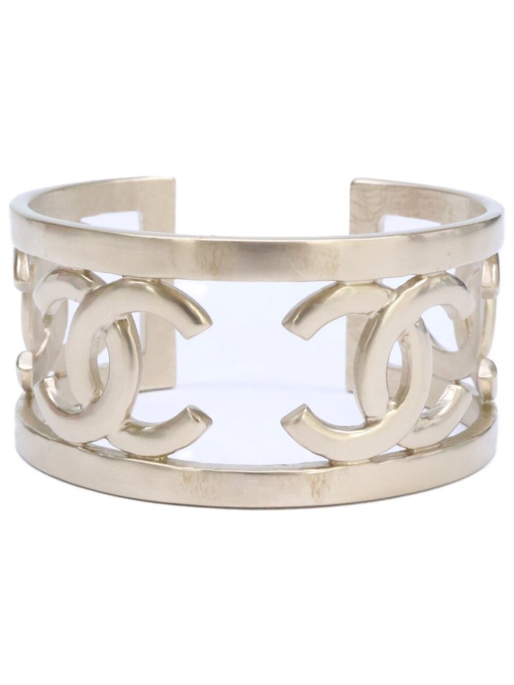 Chanel CC Logo Bangle Bracelet
